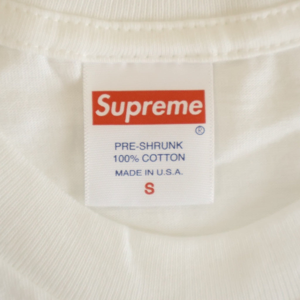 SUPREME(シュプリーム) 21SS Jamie Reid Anarchy Tee ジェイミー リード アナーキー プリントロゴ 半袖Tシャツ カットソー ホワイト