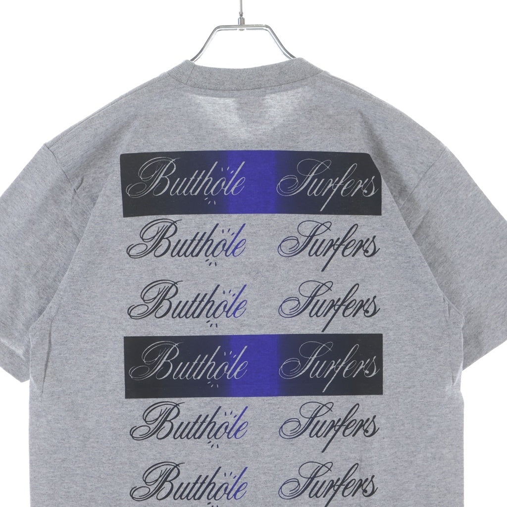 SUPREME(シュプリーム) 21SS Butthole Surfers Tee バットホールサーファーズ プリントロゴ 半袖Tシャツ カットソー グレー