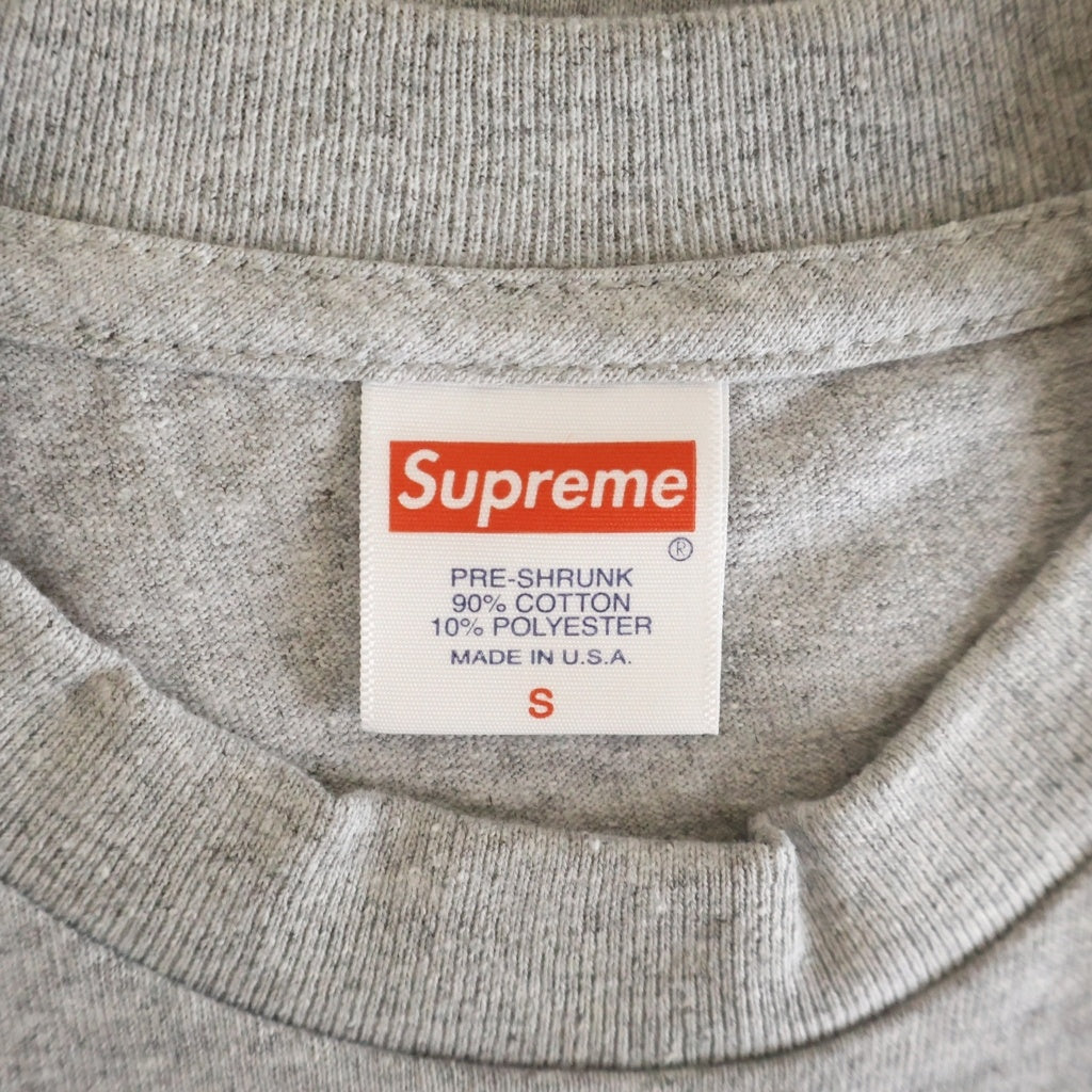 SUPREME(シュプリーム) 21SS Butthole Surfers Tee バットホールサーファーズ プリントロゴ 半袖Tシャツ カットソー グレー