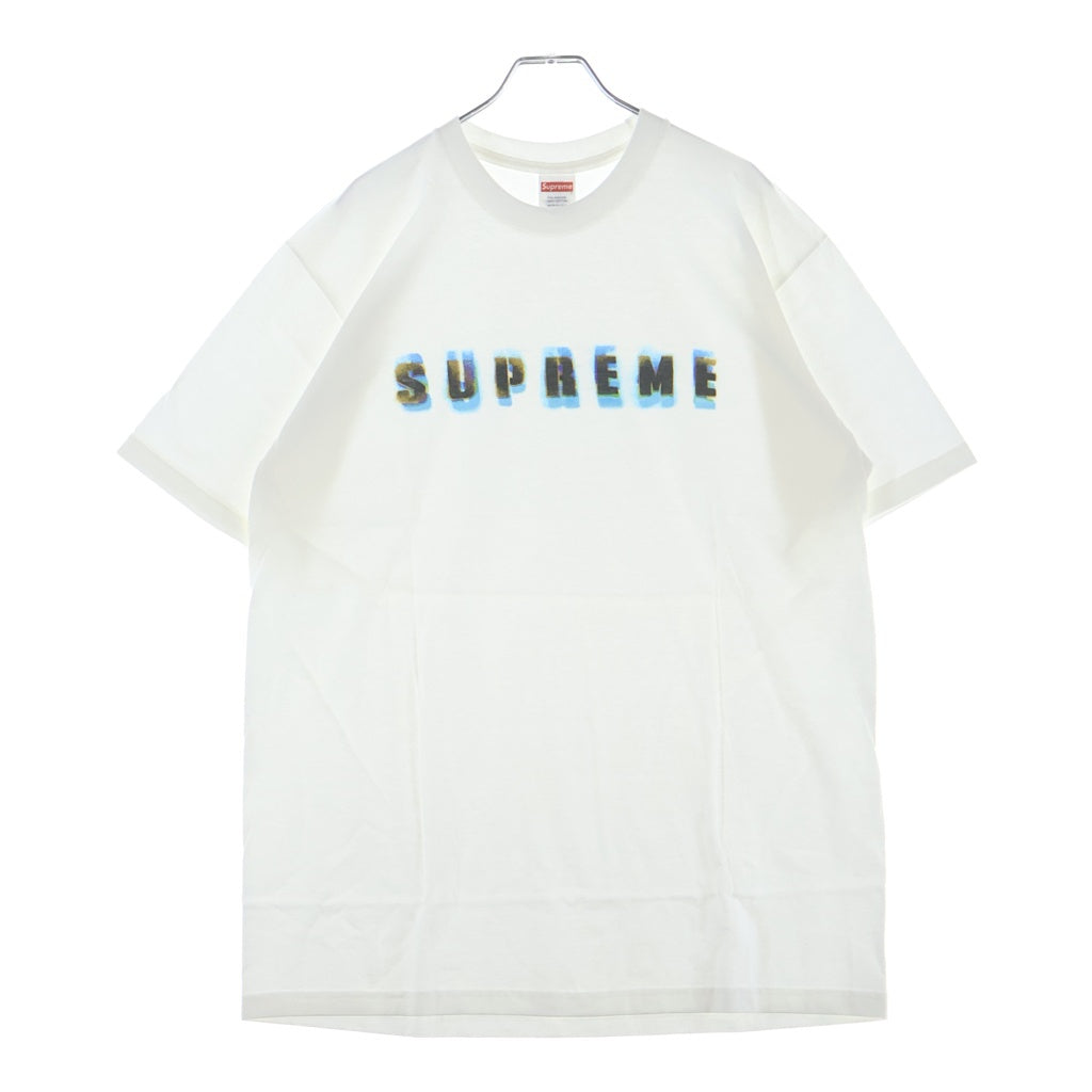 SUPREME(シュプリーム) 23SS Stencil Tee ステンシル プリントロゴ 半袖Tシャツ カットソー ホワイト
