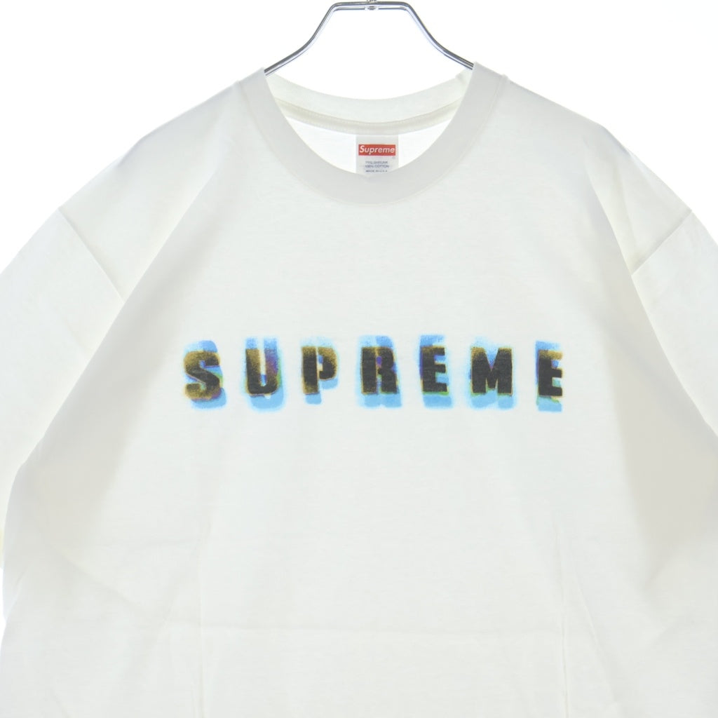 SUPREME(シュプリーム) 23SS Stencil Tee ステンシル プリントロゴ 半袖Tシャツ カットソー ホワイト