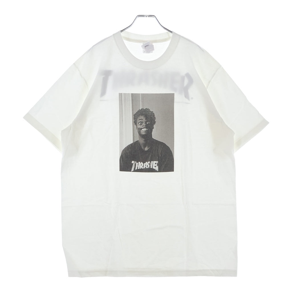 SUPREME(シュプリーム) 24AW ×THRASHER HAROLD TEE スラッシャー ハロルド プリントロゴ 半袖Tシャツ カットソー ホワイト