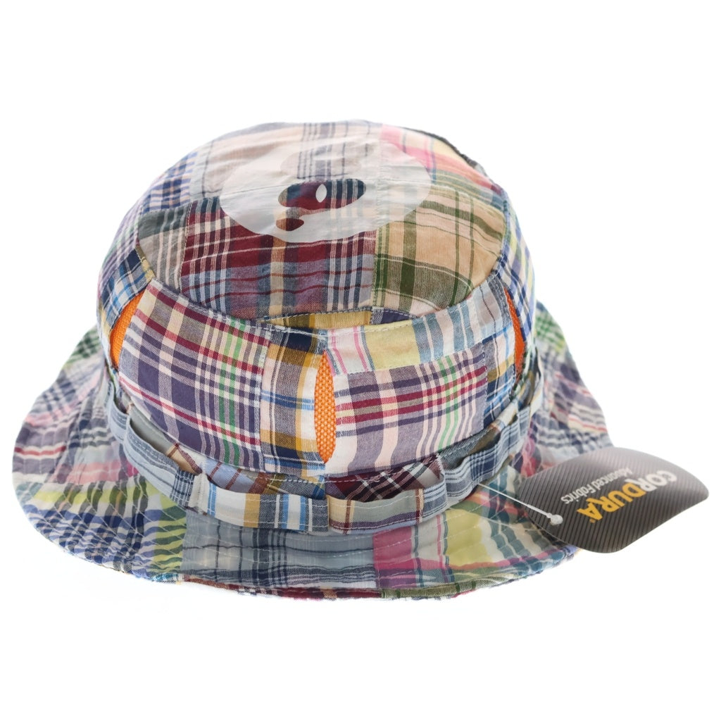 SUPREME(シュプリーム) 25SS ×GOODENOUGH Patchwork Crusher グッドイナフ チェック柄 パッチワーク クラッシャー バケットハット マルチカラー