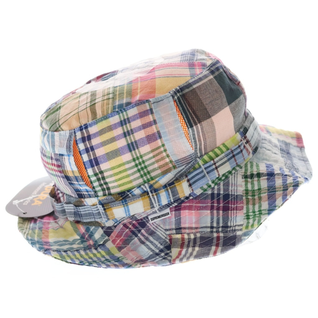 SUPREME(シュプリーム) 25SS ×GOODENOUGH Patchwork Crusher グッドイナフ チェック柄 パッチワーク クラッシャー バケットハット マルチカラー