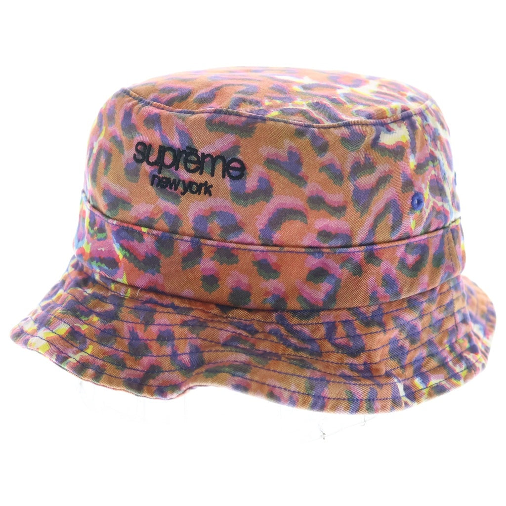 SUPREME(シュプリーム) 24AW Classic Logo Crusher CAMO カモ柄クラシックロゴ クラッシャー デニムバケットハット マルチカラー