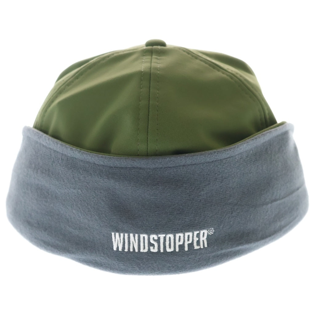 SUPREME(シュプリーム) 20AW ×ニューエラ WINDSTOPPER Earflap Box Logo ウィンドストッパー ボックスロゴ イヤーフラップ付きベースボールキャップ 帽子 オリーブ