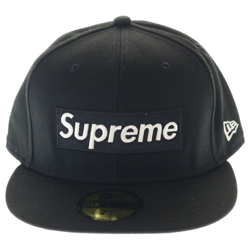 SUPREME(シュプリーム) 21SS ×New Era Champions Box Logo ニューエラ チャンピオンシップ ボックスロゴ ベースボールキャップ 帽子 ブラック