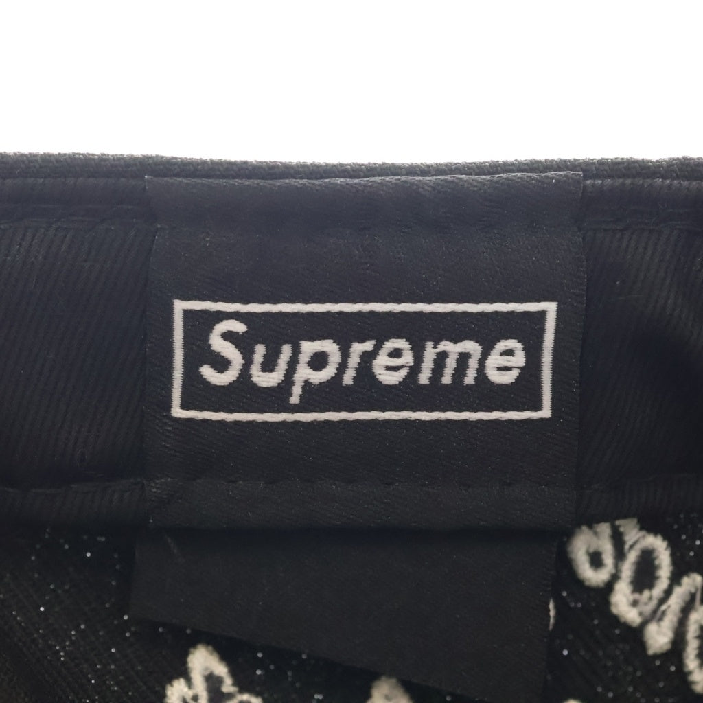 SUPREME(シュプリーム) 21SS ×New Era Champions Box Logo ニューエラ チャンピオンシップ ボックスロゴ ベースボールキャップ 帽子 ブラック