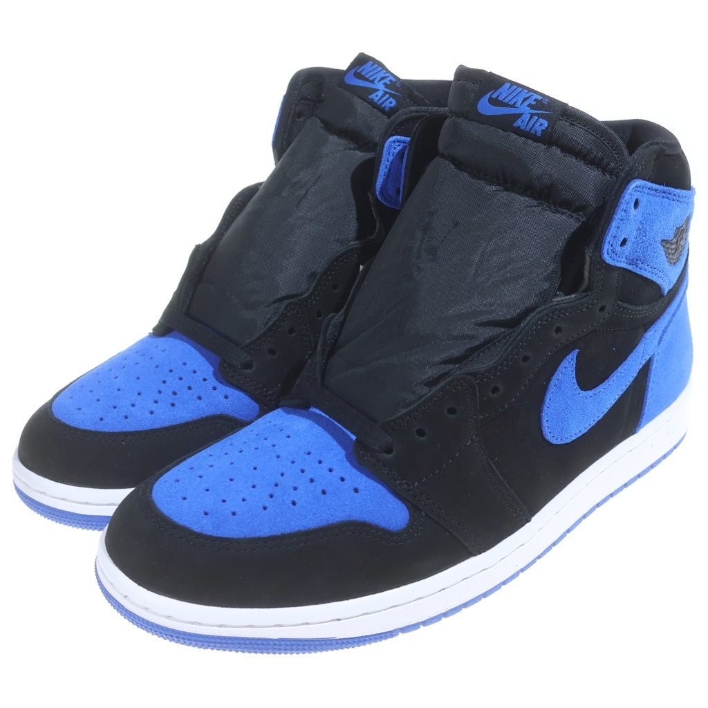 NIKE(ナイキ) AIR JORDAN 1 RETRO HIGH OG ROYAL REIMAGINED DZ5485-042 エアジョーダン1 ロイヤルリイマジンド ハイカットスニーカー ブラック/ブルー US10.5/28.5cm
