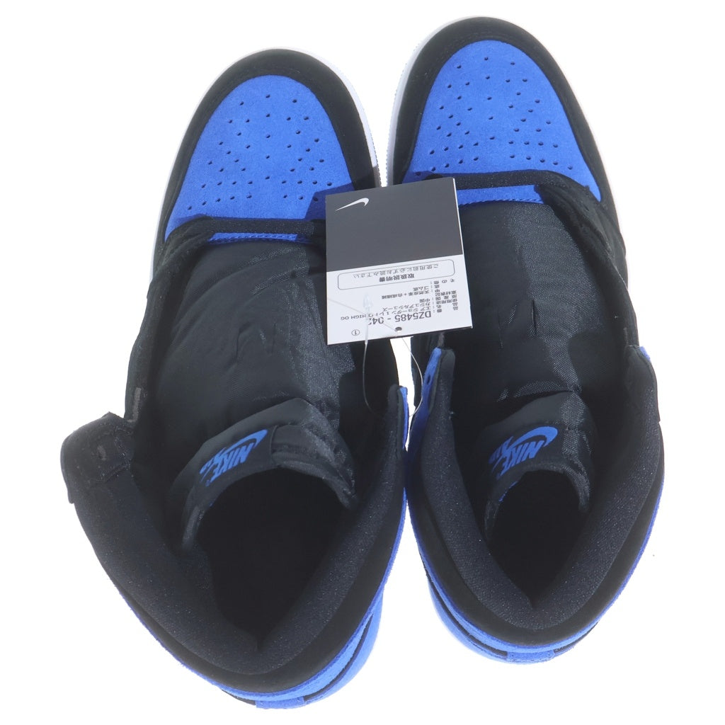 NIKE(ナイキ) AIR JORDAN 1 RETRO HIGH OG ROYAL REIMAGINED DZ5485-042 エアジョーダン1 ロイヤルリイマジンド ハイカットスニーカー ブラック/ブルー US10.5/28.5cm