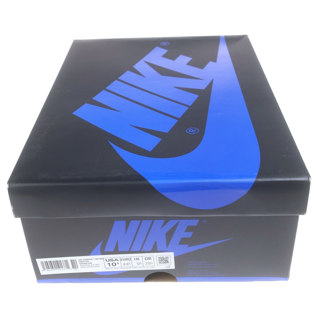 NIKE(ナイキ) AIR JORDAN 1 RETRO HIGH OG ROYAL REIMAGINED DZ5485-042 エアジョーダン1 ロイヤルリイマジンド ハイカットスニーカー ブラック/ブルー US10.5/28.5cm