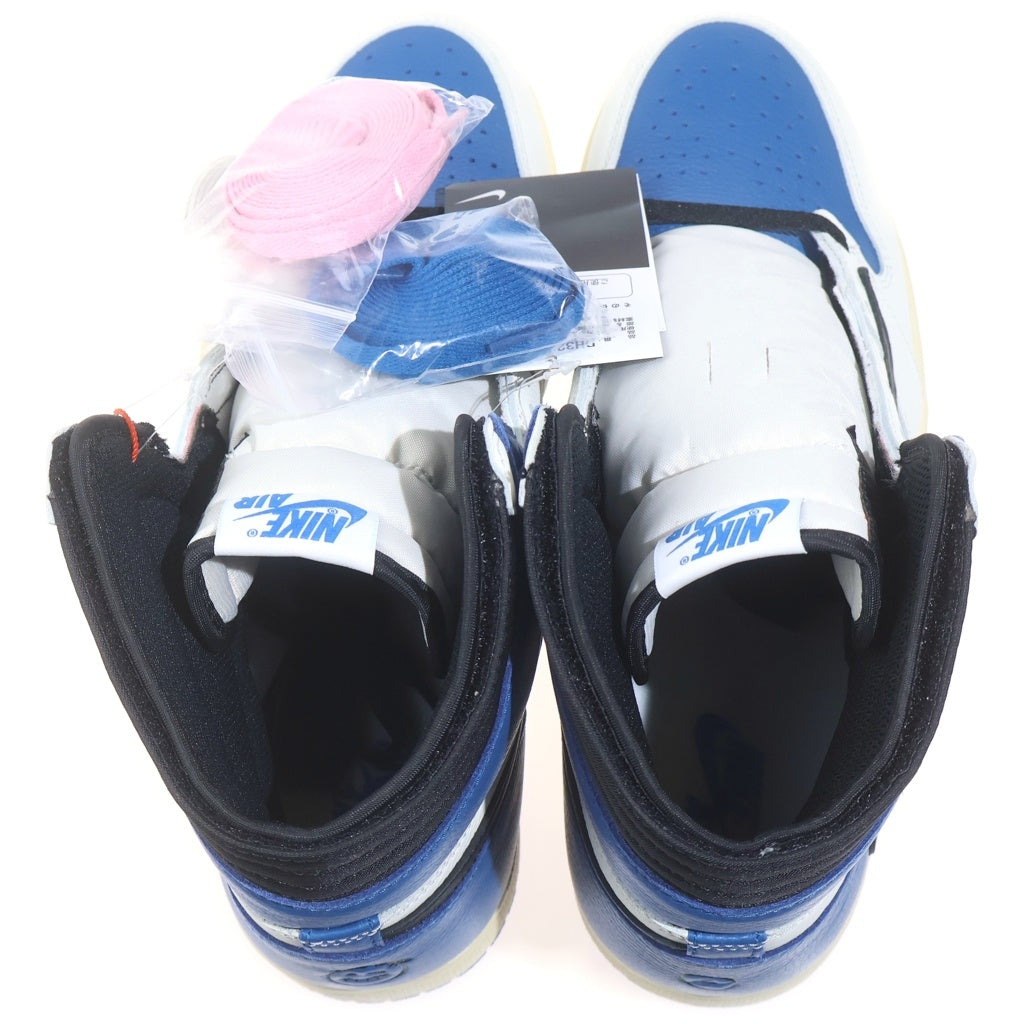 NIKE(ナイキ) ×TRAVIS SCOTT ×FRAGMENT AIR JORDAN1 RETRO HIGH OG SP DH3227-105 トラヴィススコット フラグメント エアジョーダン1 ハイカットスニーカー US11.5/29.5cm
