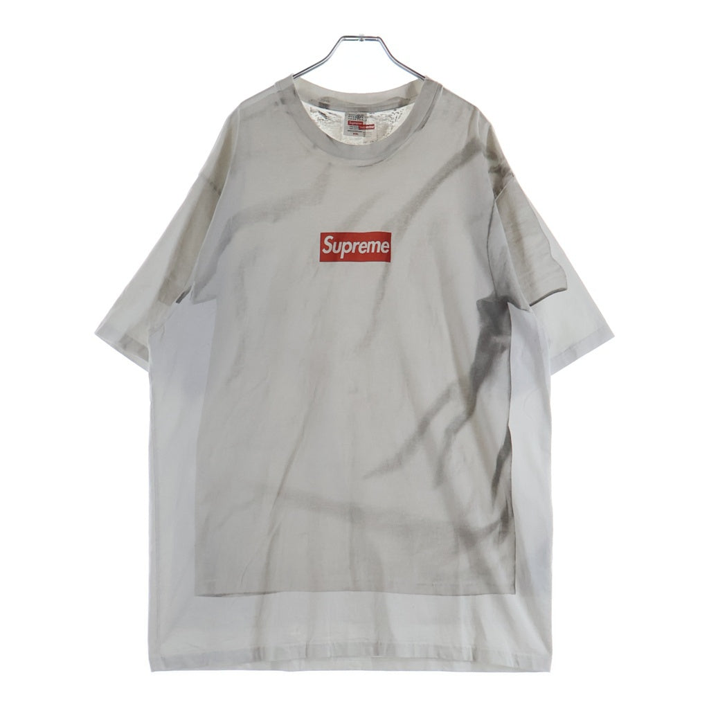 SUPREME(シュプリーム) 24SS ×MM6 Maison Margiela Box Logo Tee ×エムエムシックス ボックスロゴ プリントデザイン半袖Tシャツ カットソー ホワイト