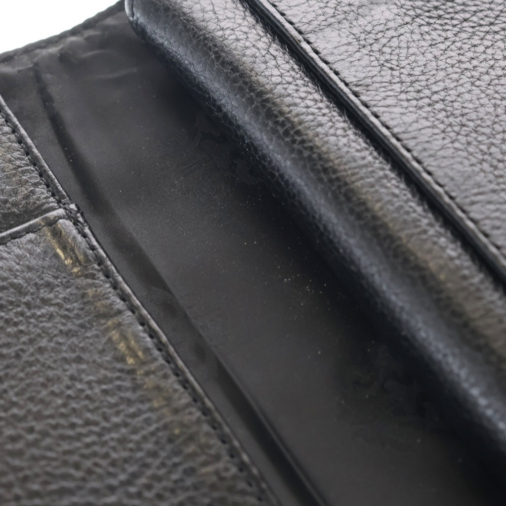 CHROME HEARTS(クロムハーツ) WAVE ウェーブ レザーウォレット 財布 ブラック BCA375