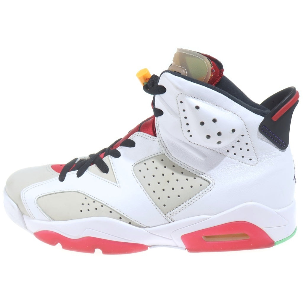 NIKE(ナイキ) AIR JORDAN 6 RETRO NEUTRAL GREY/HARE CT8529-062 エアジョーダン6 ハイカットスニーカー レッド/グレー/ホワイト US8.5/26.5cm