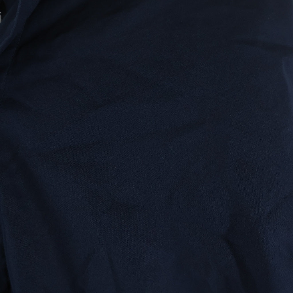 OAMC(オーエーエムシー) Shade Overshirt In Bianco フリンジデザイン オーバーサイズ長袖シャツ ネイビー I023508