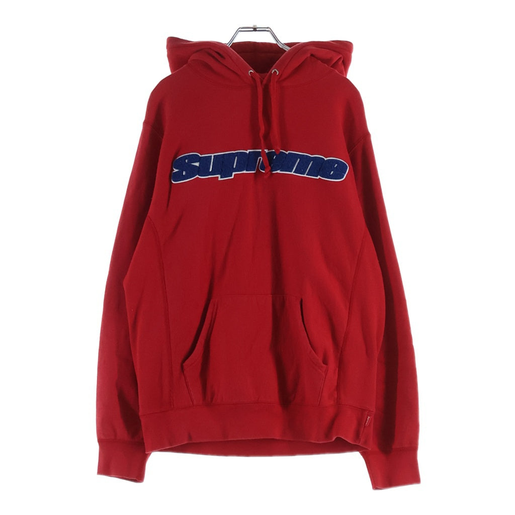 SUPREME(シュプリーム) 19SS Chenille Hooded Sweatshirt シェニール フーデッドスウェットシャツ パーカー レッド