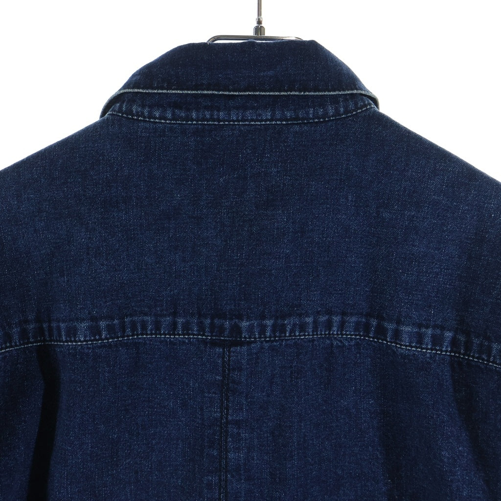 CHROME HEARTS(クロムハーツ) LOOSEENDS LS ルーズエンド 袖クロスパッチ クロスボールボタン デニム長袖シャツ インディゴ