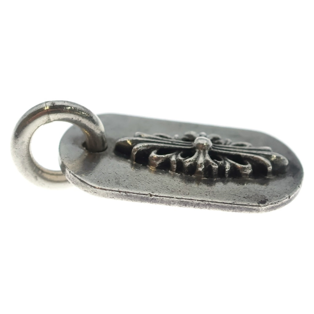 CHROME HEARTS(クロムハーツ) RAISED FRRL DOGTAG レイズドフローラルクロス ドッグタグ ペンダントトップ シルバー BCA302