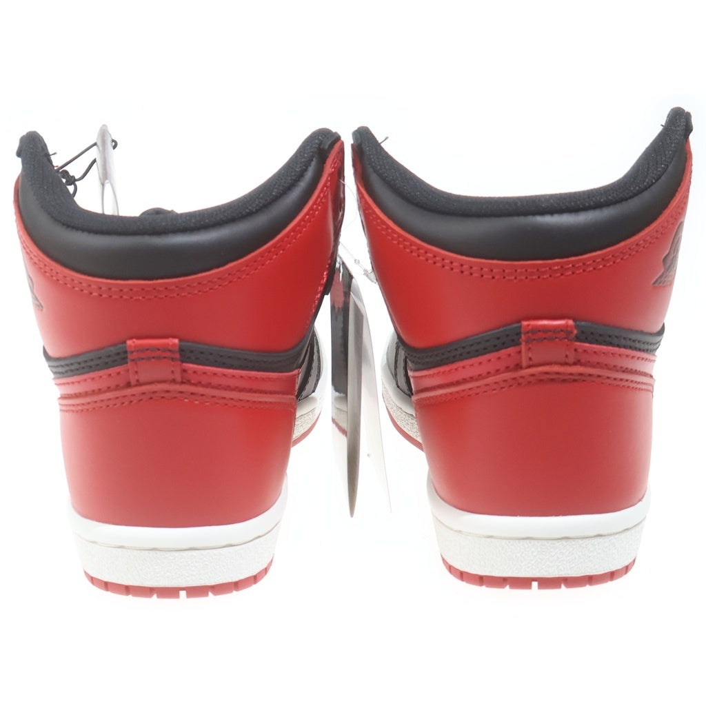 NIKE(ナイキ) AIR JORDAN 1 HIGH 85 BRED HV6674-067 エアジョーダン 1 85 ブレッド ハイカットスニーカー ブラック/レッド US4/23cm レディース