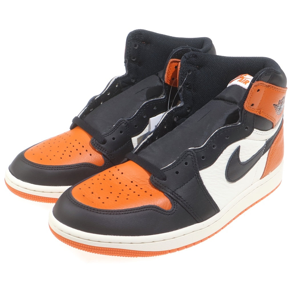 NIKE(ナイキ) AIR JORDAN 1 RETRO HIGH OG SHATTERED BACKBOARD エアジョーダン1 レトロ シャッタードバックボード ハイカットスニーカー US9.5/27.5cm DZ5485-008