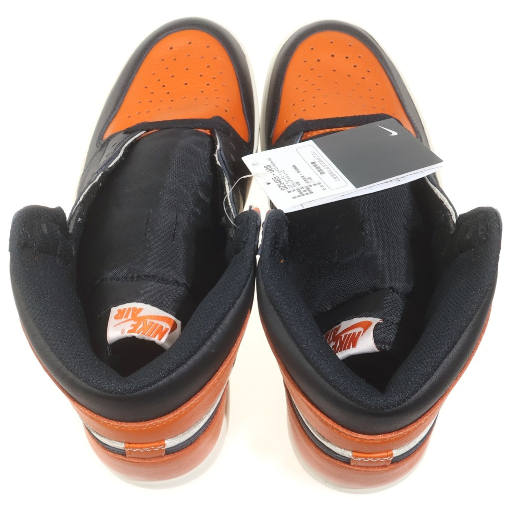 NIKE(ナイキ) AIR JORDAN 1 RETRO HIGH OG SHATTERED BACKBOARD エアジョーダン1 レトロ シャッタードバックボード ハイカットスニーカー US9.5/27.5cm DZ5485-008