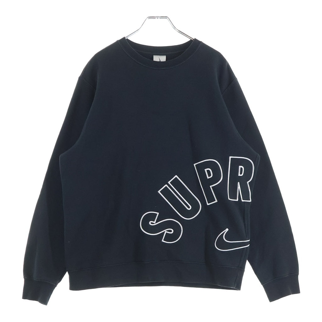 SUPREME(シュプリーム) 22SS ×Nike Arc Crewneck ナイキ アーチロゴ スウェットクルーネックシャツ トレーナー ブラック DM1776-010