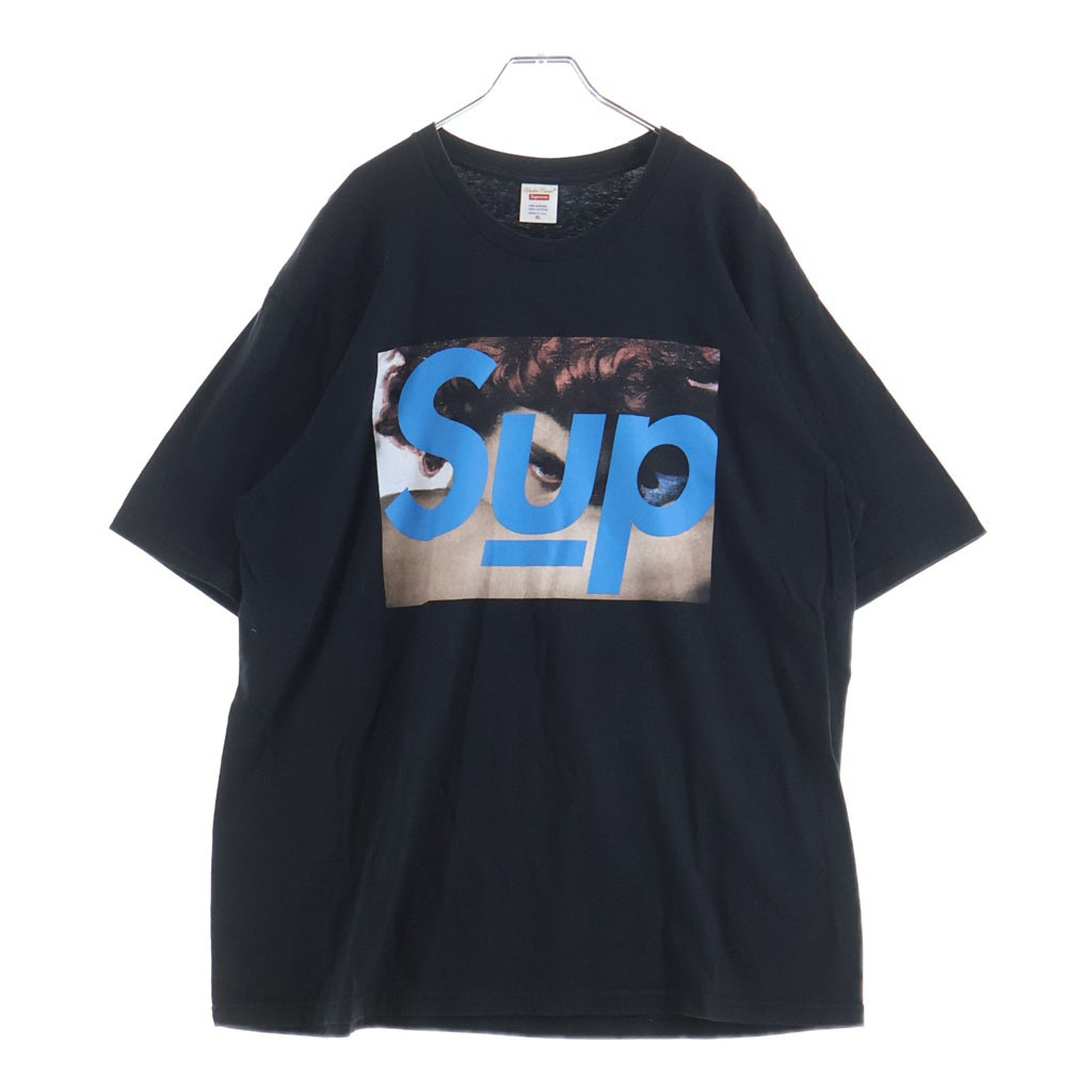 SUPREME(シュプリーム) 23SS ×UNDERCOVER FACE TEE アンダーカバー フェイス プリントロゴ 半袖Tシャツ カットソー ブラック