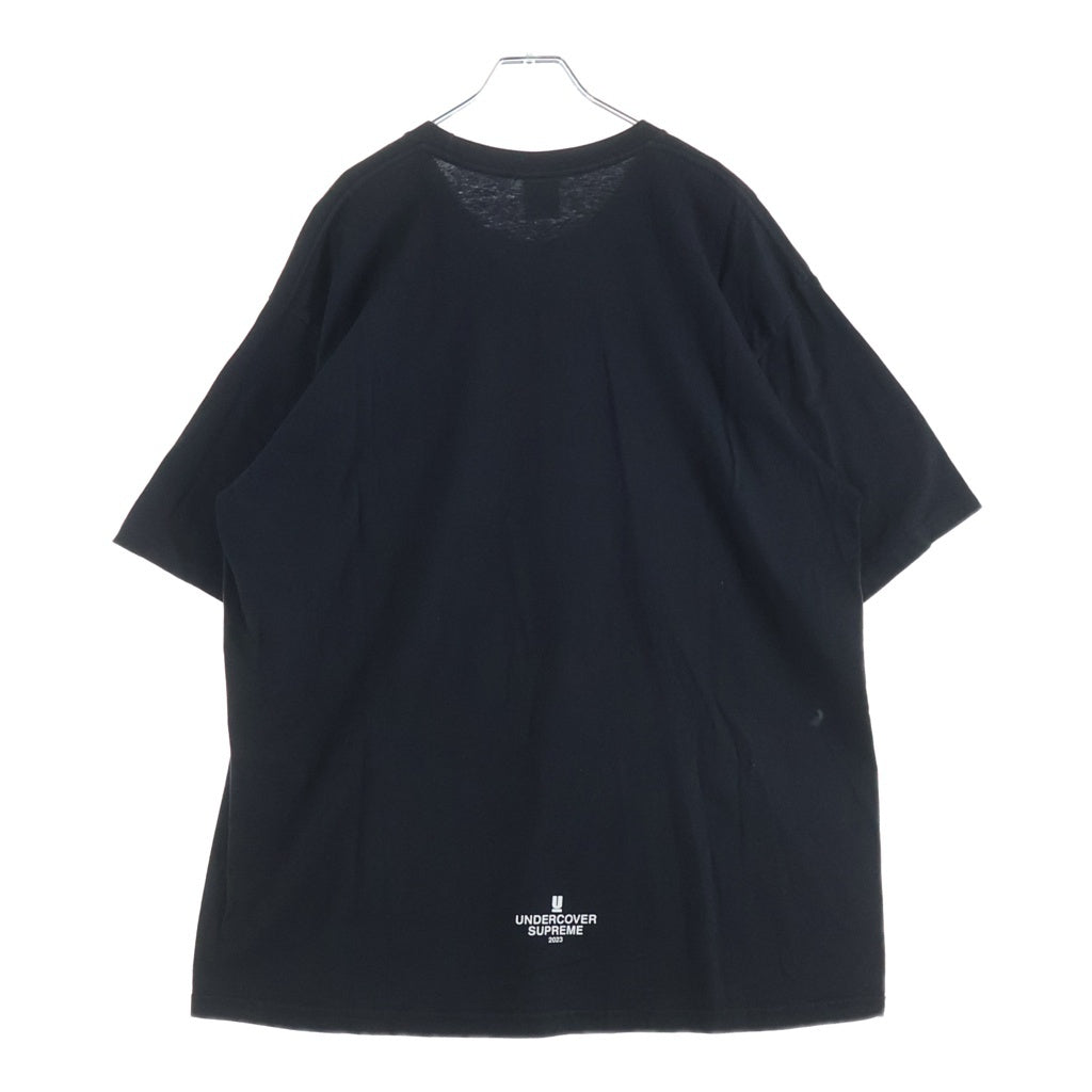 SUPREME(シュプリーム) 23SS ×UNDERCOVER FACE TEE アンダーカバー フェイス プリントロゴ 半袖Tシャツ カットソー ブラック
