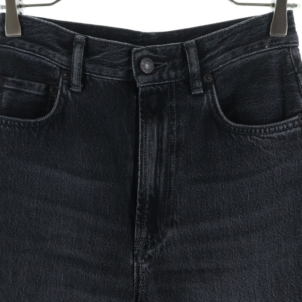Acne Studios(アクネ ストゥディオズ) 2022 リラックスフィットジーンズ ワイドデニムパンツ ブラック A00392