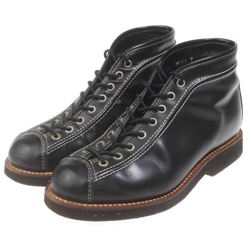 CUSHMAN(クシュマン) LINEMAN BOOTS ラインマン モンキーブーツ レザー ブラック 29111