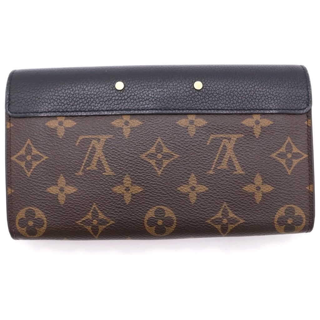 LOUIS VUITTON(ルイヴィトン) モノグラム ポルトフォイユ パラス ロングウォレット 長財布 ブラウン/ブラック M58415 レディース