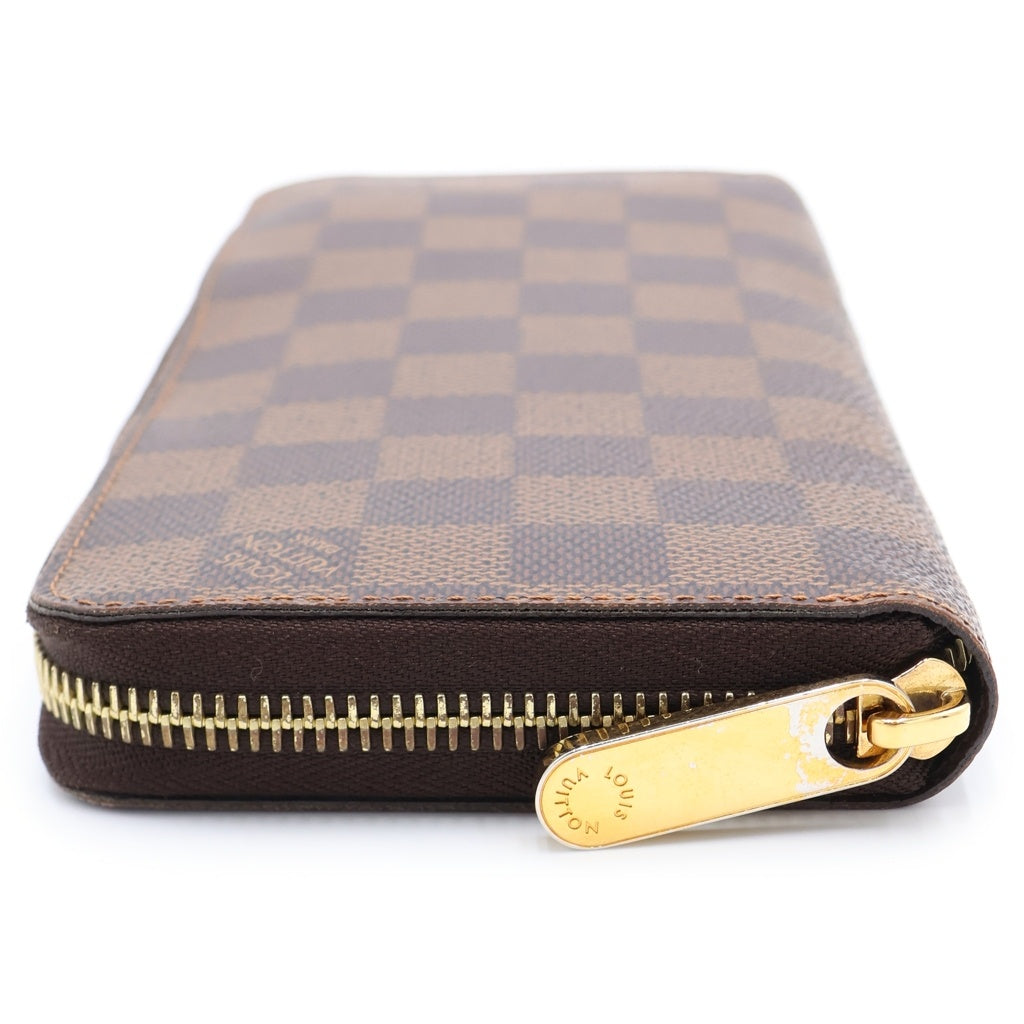 LOUIS VUITTON(ルイヴィトン) ダミエ ジッピーウォレット ラウンドファスナー 長財布 ブラウン N60015 レディース