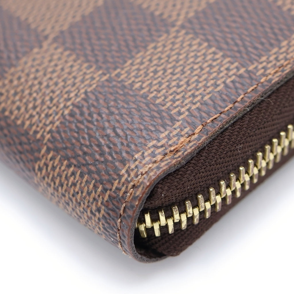 LOUIS VUITTON(ルイヴィトン) ダミエ ジッピーウォレット ラウンドファスナー 長財布 ブラウン N60015 レディース