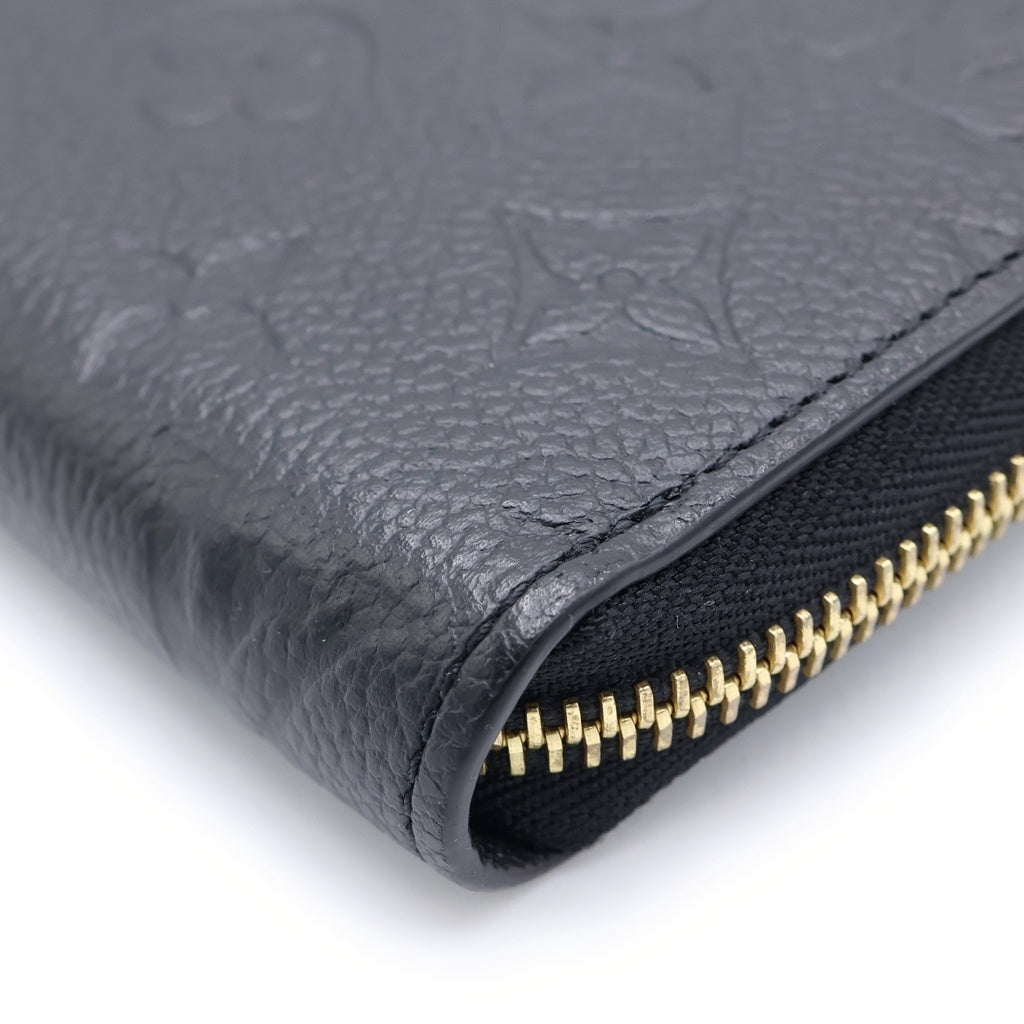 LOUIS VUITTON(ルイヴィトン) モノグラムアンプラント ノワール ジッピーウォレット 長財布 ブラック M61864 レディース