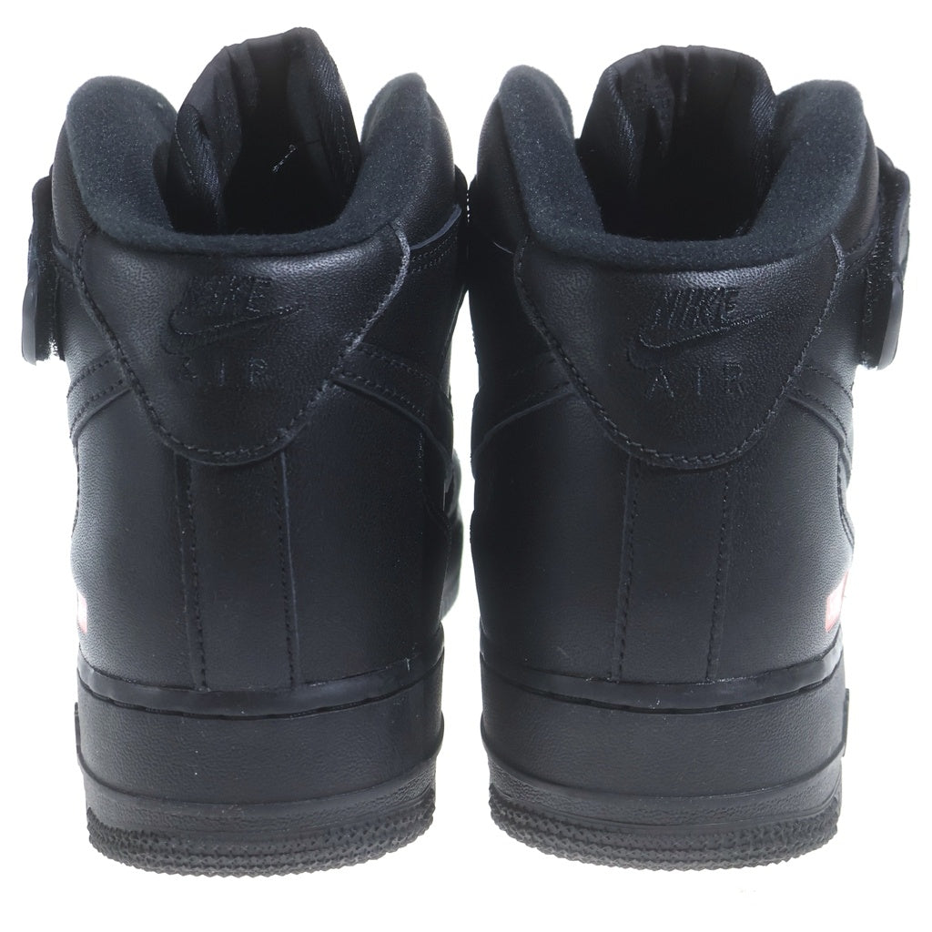SUPREME(シュプリーム) ×NIKE AIR FORCE 1 MID BLACK FZ8784-001 ナイキ エアフォースワン ミッドカットスニーカー ブラック US10.5/28.5cm
