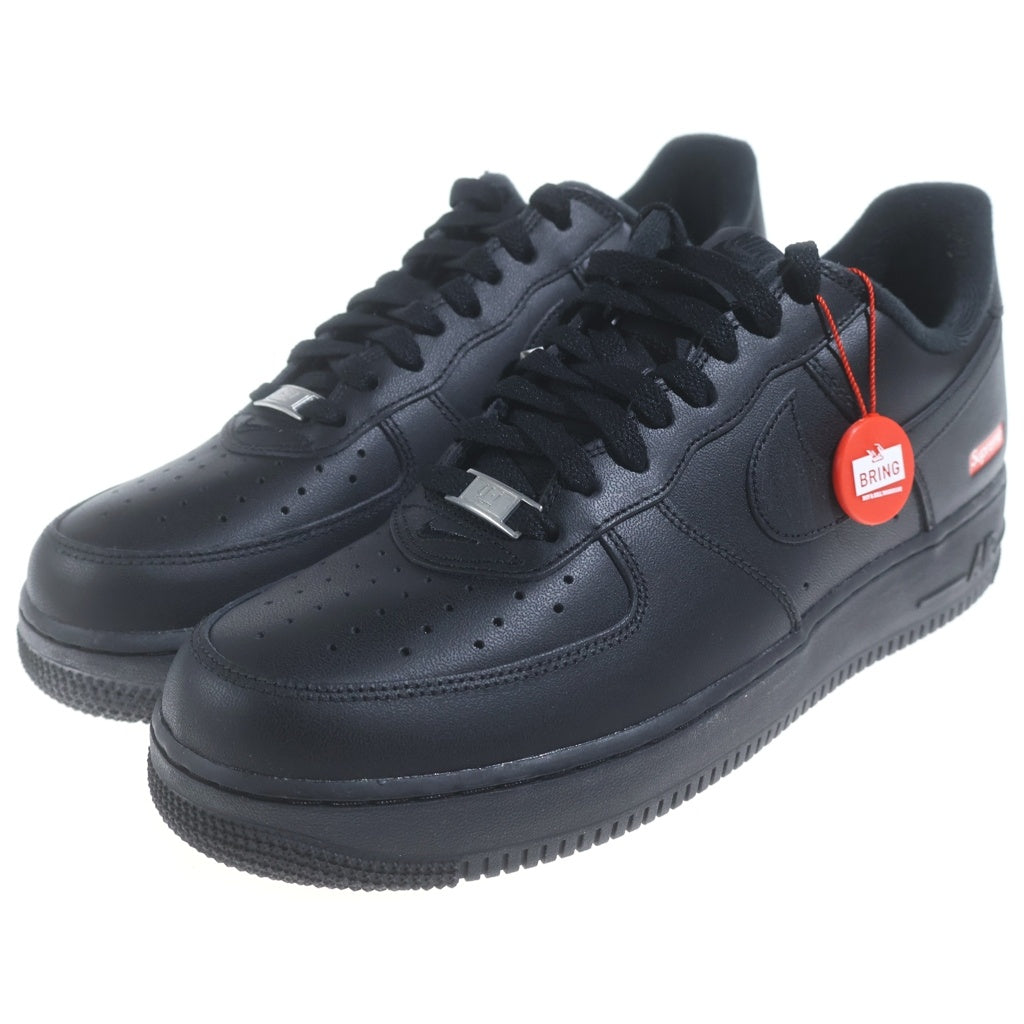 SUPREME(シュプリーム) ×NIKE AIR FORCE1 CU9225-001 ナイキ エアフォース1 レザーローカットスニーカー ブラック US10.5/28.5cm