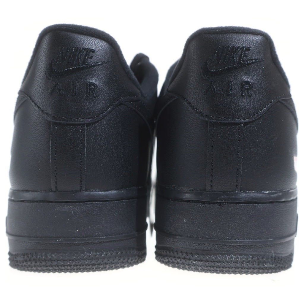 SUPREME(シュプリーム) ×NIKE AIR FORCE1 CU9225-001 ナイキ エアフォース1 レザーローカットスニーカー ブラック US10.5/28.5cm