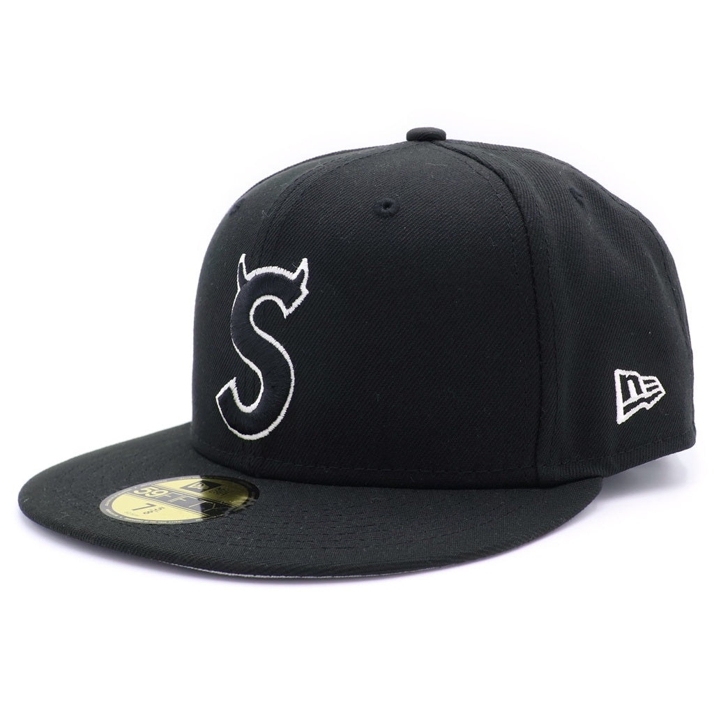 SUPREME(シュプリーム) 22AW ×NEW ERA S Logo ニューエラ Sロゴ 6パネルキャップ 帽子 ブラック