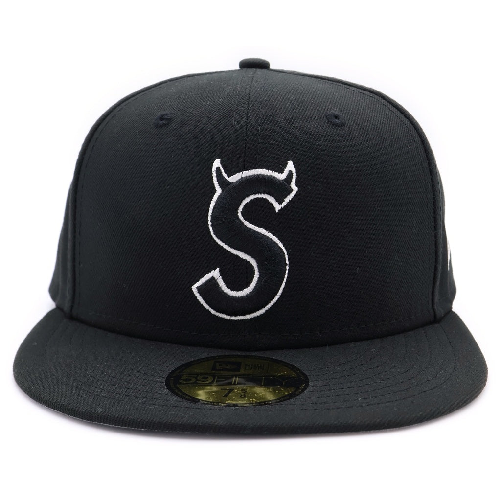 SUPREME(シュプリーム) 22AW ×NEW ERA S Logo ニューエラ Sロゴ 6パネルキャップ 帽子 ブラック