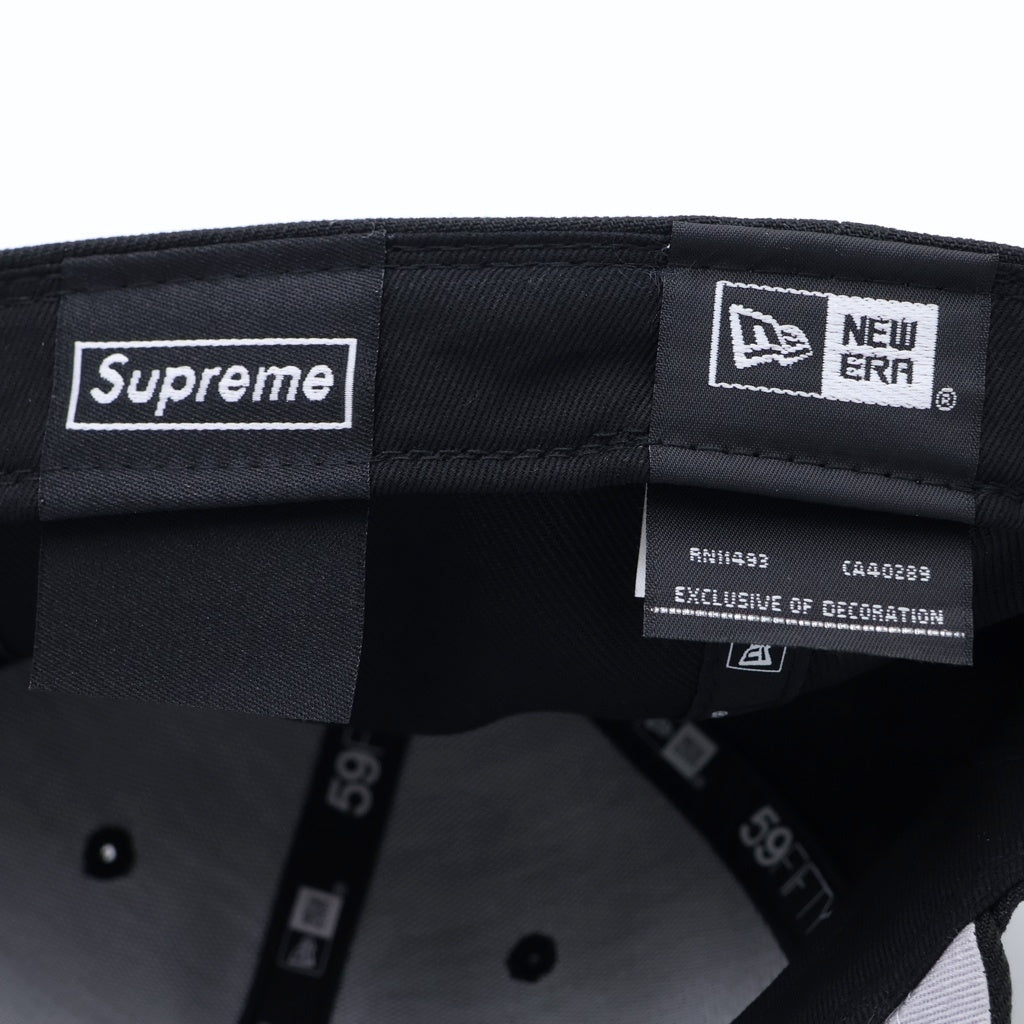 SUPREME(シュプリーム) 22AW ×NEW ERA S Logo ニューエラ Sロゴ 6パネルキャップ 帽子 ブラック