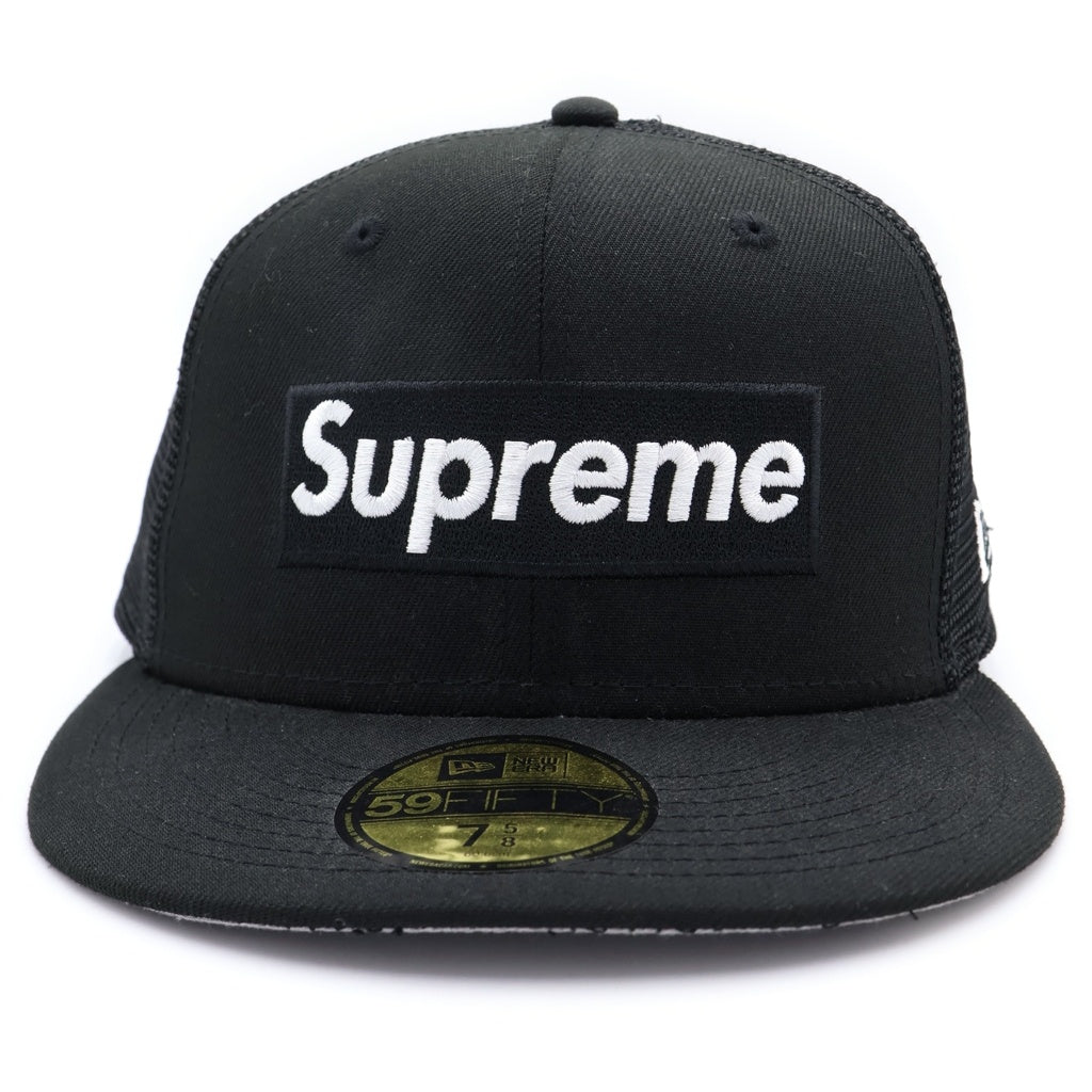 SUPREME(シュプリーム) 24SS ×NEW ERA Box Logo Mesh ニューエラ ボックスロゴ メッシュキャップ ブラック