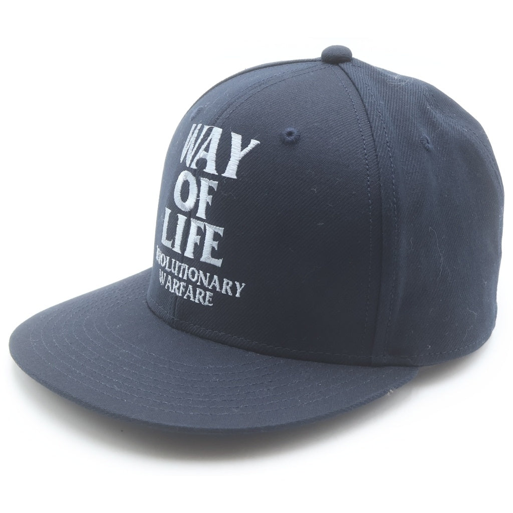 RATS ラッツ EMBROIDERY CAP WAY OF LIFE 刺繍ロゴ ベースボールキャップ 帽子 ネイビー 22'SPA-1201 RATS(ラッツ) EMBROIDERY CAP WAY OF LIFE 刺繍ロゴ ベースボール