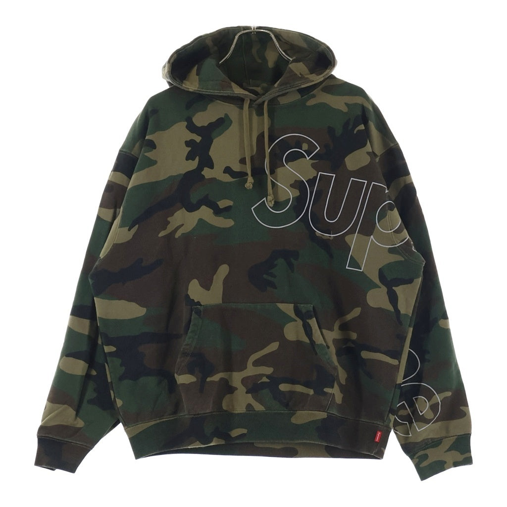 SUPREME(シュプリーム) 21AW Reflective Hooded Sweatshirt カモ柄 リフレクティブ スウェットプルオーバーパーカー マルチカラー