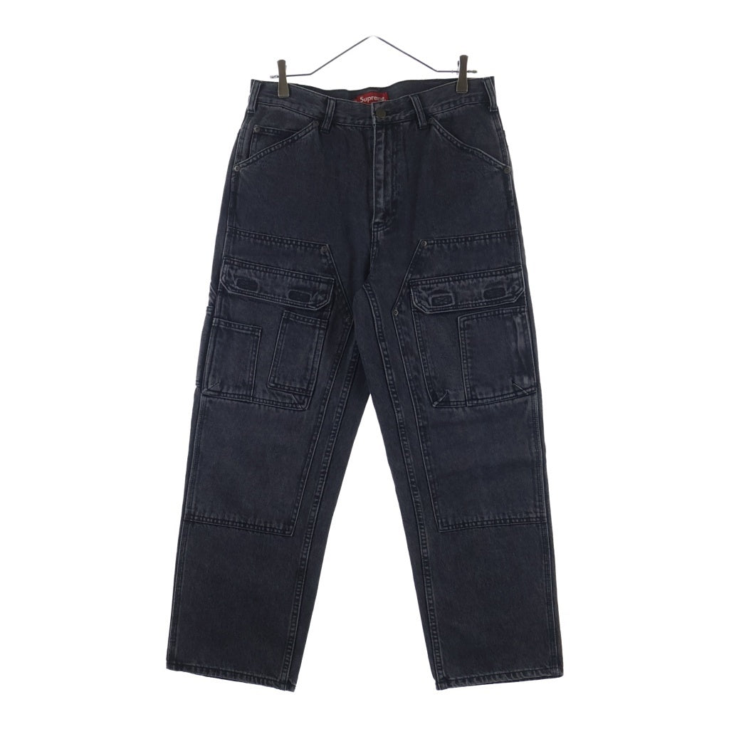 SUPREME(シュプリーム) 22AW Double Knee Denim Utility Pant ダブルニー デニム ユーティリティーパンツ トラウザー ブラック