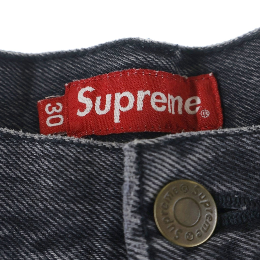 SUPREME(シュプリーム) 22AW Double Knee Denim Utility Pant ダブルニー デニム ユーティリティーパンツ トラウザー ブラック