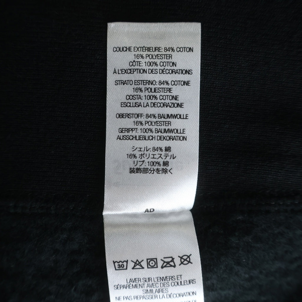 SUPREME(シュプリーム) 22SS Raised Handstyle Hooded Sweatshirt レイズドハンドスタイル刺繍ロゴ スウェットプルオーバーパーカー ブラック