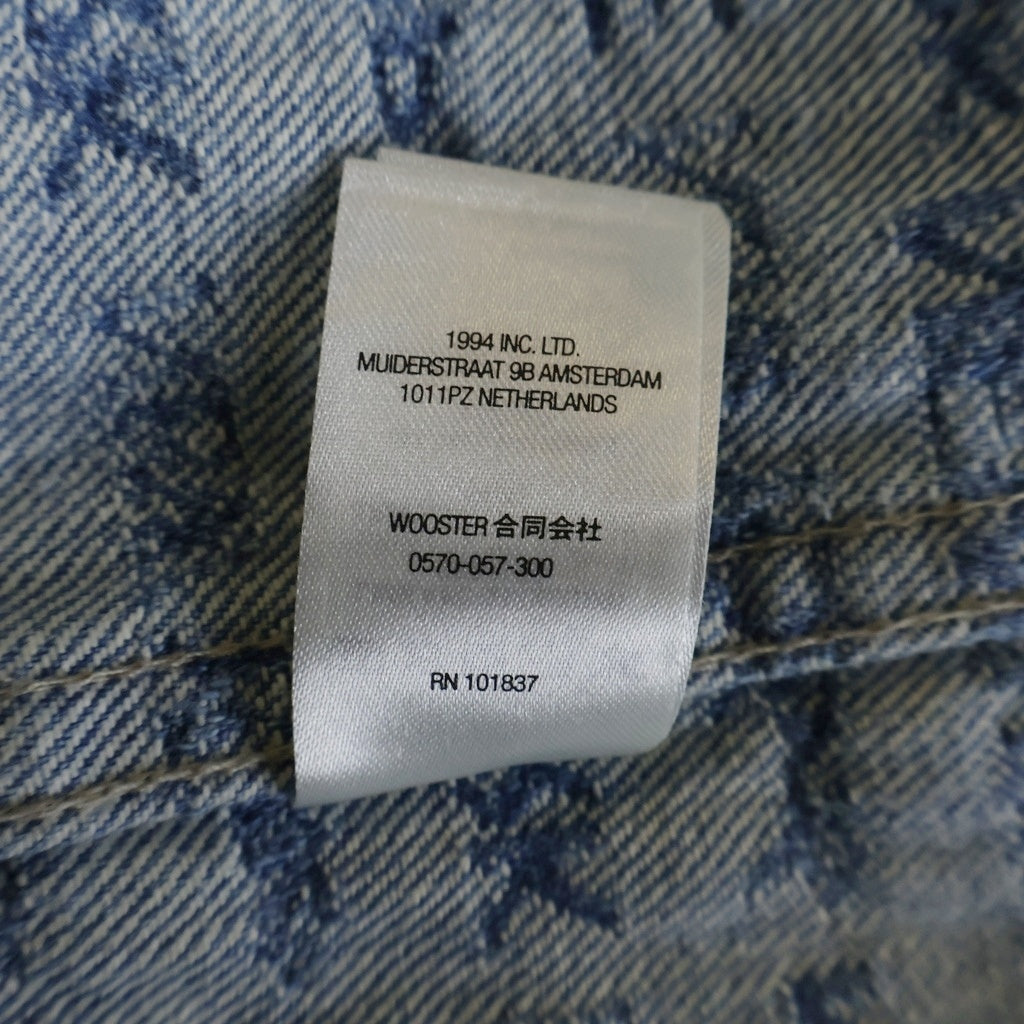 SUPREME(シュプリーム) 22AW Multi Type Jacquard Denim Shirt マルチタイプジャガードロゴ デニム長袖シャツ インディゴ