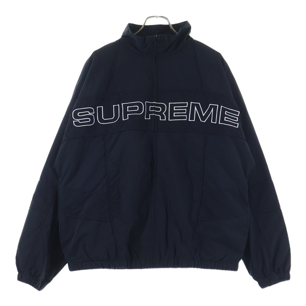 SUPREME(シュプリーム) 22AW Jacquard Panel Track Jacket ジャガードパネル ナイロントラックジャケット ブラック