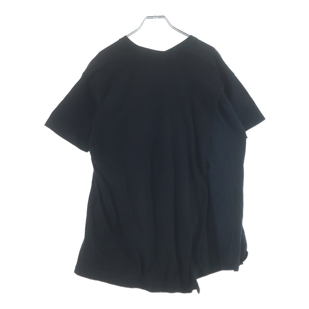 OLD PARK(オールドパーク) CROSS TEE ニルヴァーナ/ガンズアンドローゼス ドッキング 半袖Tシャツ カットソー ブラック